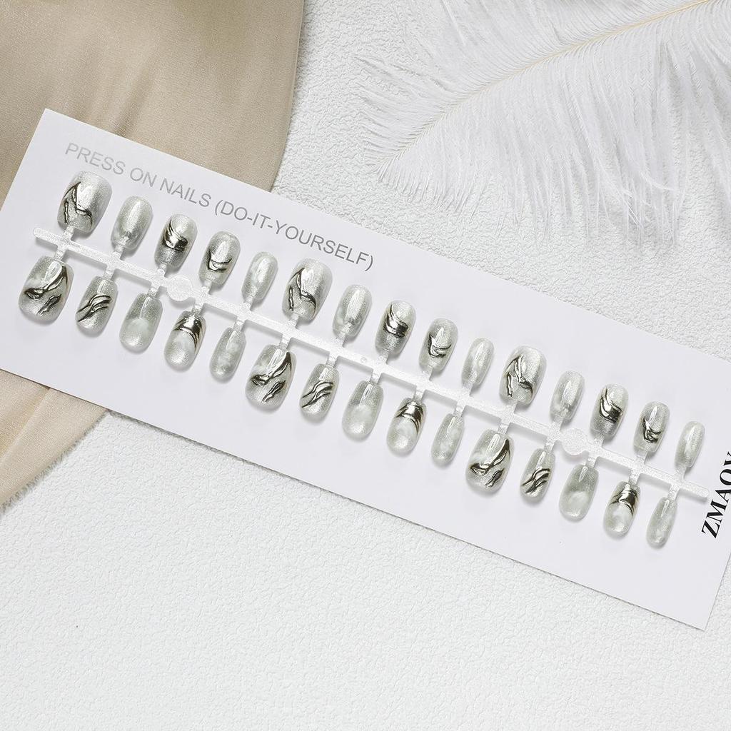 30 милых мультяшных наклеек для лака для ногтей «Кошачий глаз» — полная коллекция кодов