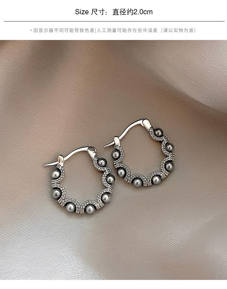 Temperament Grey Earrings