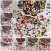 2 3 4mm Glass Filled Silver Mixed Color Rice Beads Handmade Diy Ring Earrings Bracelet Tassel Loose Beads Jewelry Materials Beads for Jewelry Making
