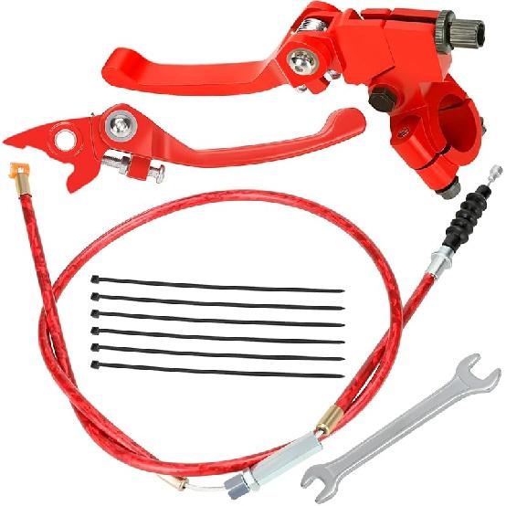 YOXUFA 7/8 Folding Brake Clutch Lever Handle Perch With Cable For 110Cc 125Cc 140Cc 150Cc SSR125 RFZ YZ Ruckus TaoTao DB17 DB27 Apollo DBX15 DBX18