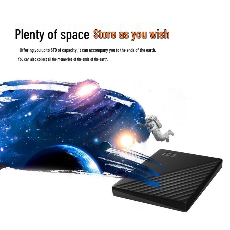 WD My Passport Portable Encrypted Hard Drive