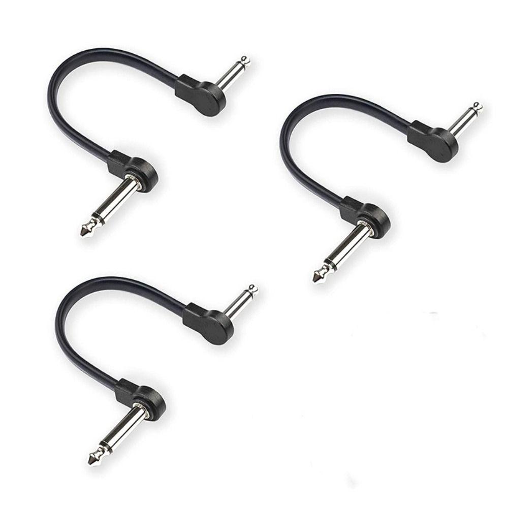 Медный сердечник Гитарный педальный кабель Круглая головка Аудиокабель Лиды Новый патч-кабель для педали эффектов