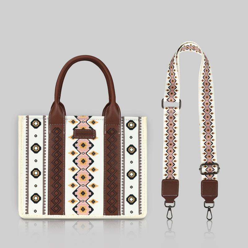 Женская европейская и американская богемная сумка-тоут большой вместимости, холщовая сумка, сумка через плечо