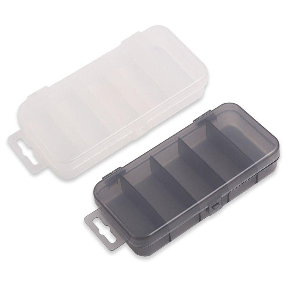 5 Compartments Fishing Tackle Case Waterproof Lures Hooks Case Fishing Lure Box  Fishing Tools