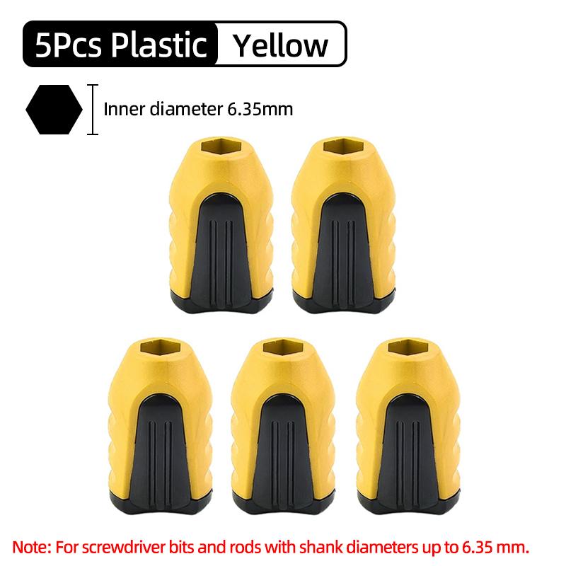 Магнитный держатель бит Магнитное кольцо Сильный намагничиватель Демагнетизатор 6,35 мм Держатель бит для крестовой отвертки Phillips Ручные инструменты