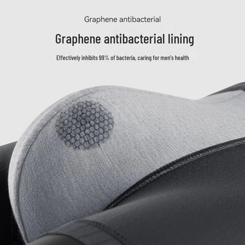 MENGTEJIAO 10A Антибактериальные мужские хлопковые боксеры-брифы с графеном