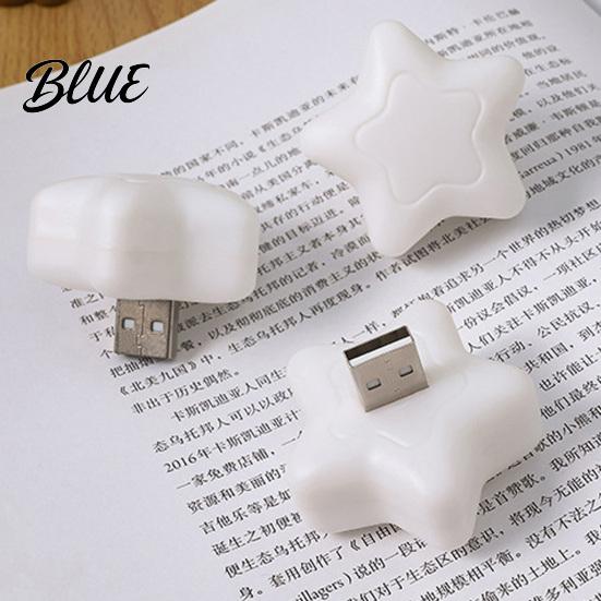 Портативная светодиодная лампа с питанием от USB, ночник в форме звезды, мини-светильник, декоративная прикроватная лампа для дома, спальни, детской комнаты