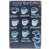 Plaque Metal Signs Drink Coffee Wall Decoration Vintage Art Posters Iron Painting for Man Cave Home Cafe Garden Club Bar