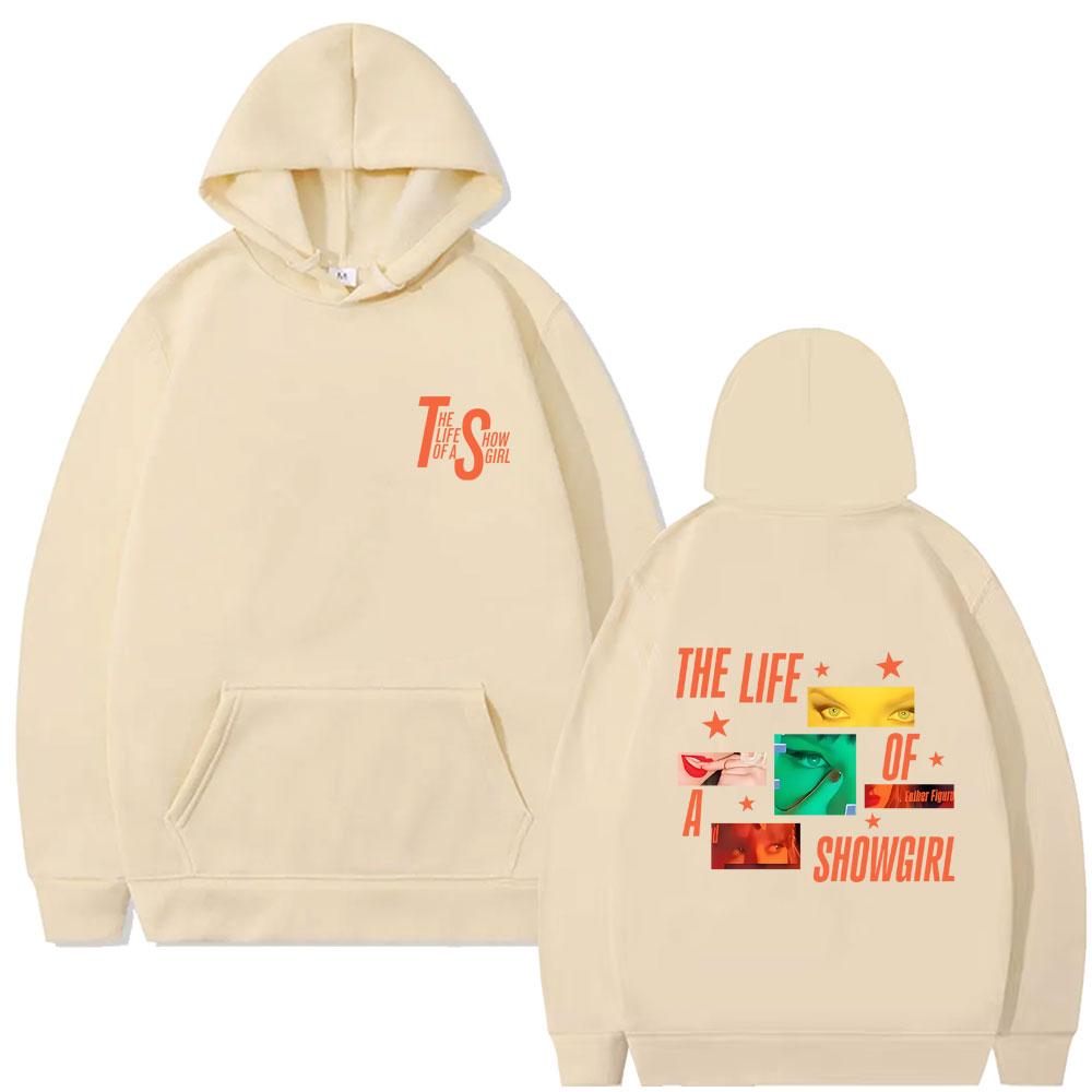 Худи с альбомом «Жизнь танцовщицы» Мужская Женская Модная Повседневная Толстовка с капюшоном Оверсайз Унисекс Винтажный Флисовый Пуловер