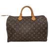 Подержанная сумка Louis Vuitton Monogram Speedy 35 M41524 Бостонская сумка Канва Коричневый Аутентичная 1213