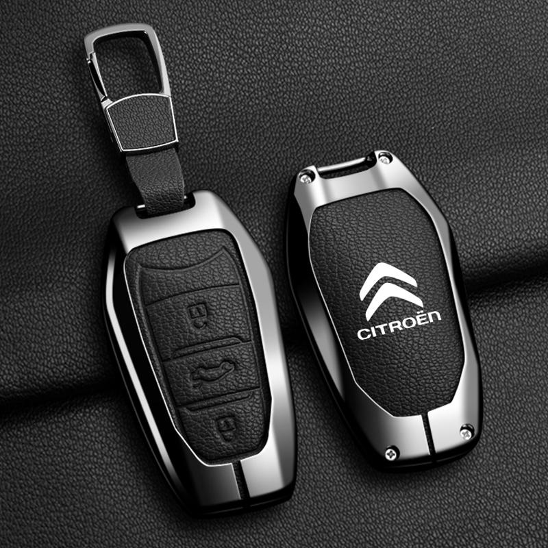 YKFEA1 Zinc Alloy Car Flip Key Case Cover Shell Fob For Citroen C1 C2 C3 C4 C5 C6 VTS Xsara C-Crosser Berlingo Jumpy DS3 DS4 DS5 DS6