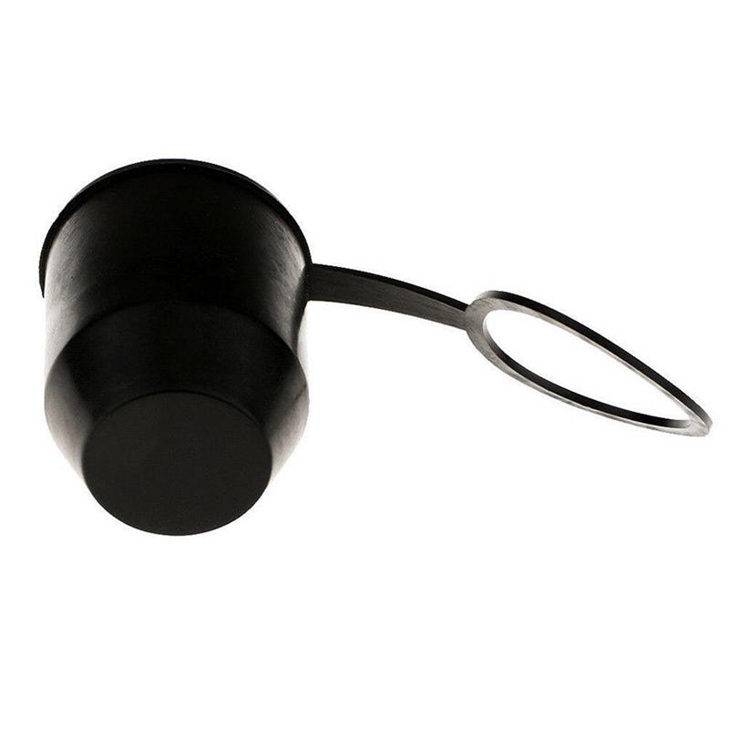 1X Pvc Black Tow Bar Ball Towball Cover Cap Towing Hitch Trailer Protection Cap