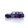 Datsun Kaido 510 Wagon Carbon Fiber V1 Purple, Kaido House 1/64 Diecast Model Car, True Scale Miniature, KHMG062