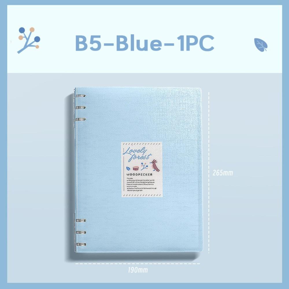 Detachable Binder Ring Writing Notepad A5/B5 Hand Account Book High Quality Diary Book Gift