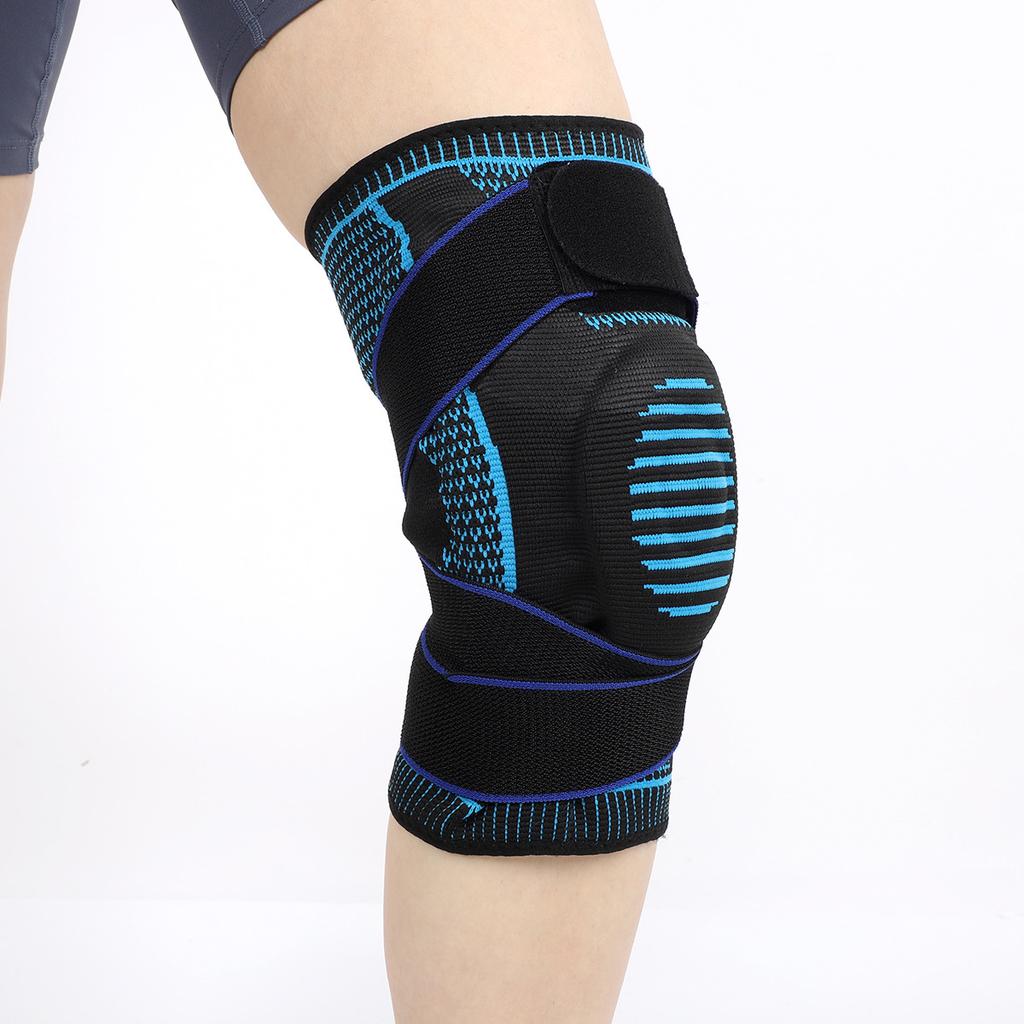 Одинарные наколенники!Спортивные силиконовые наколенники, наколенники для фитнеса и бега, короткие накладные ремни, наколенники для защиты мениска