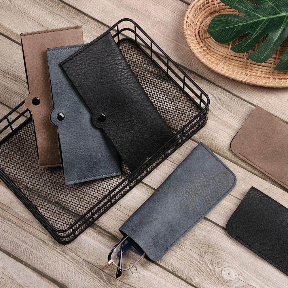 Мягкий PU кожаный портативный футляр для очков Защитный чехол для очков Чехол для очков для чтения