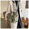 Fashionable and Cool New Winter Fashion Casual Large Capacity Oxford Cloth Hand-pull Drawstring One-shoulder Crossbody Bucket Bag