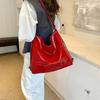 Новая корейская версия сумки-тоут на плечо с чувством дизайна в виде банта, высококлассная простая и модная сумка на плечо большой вместимости