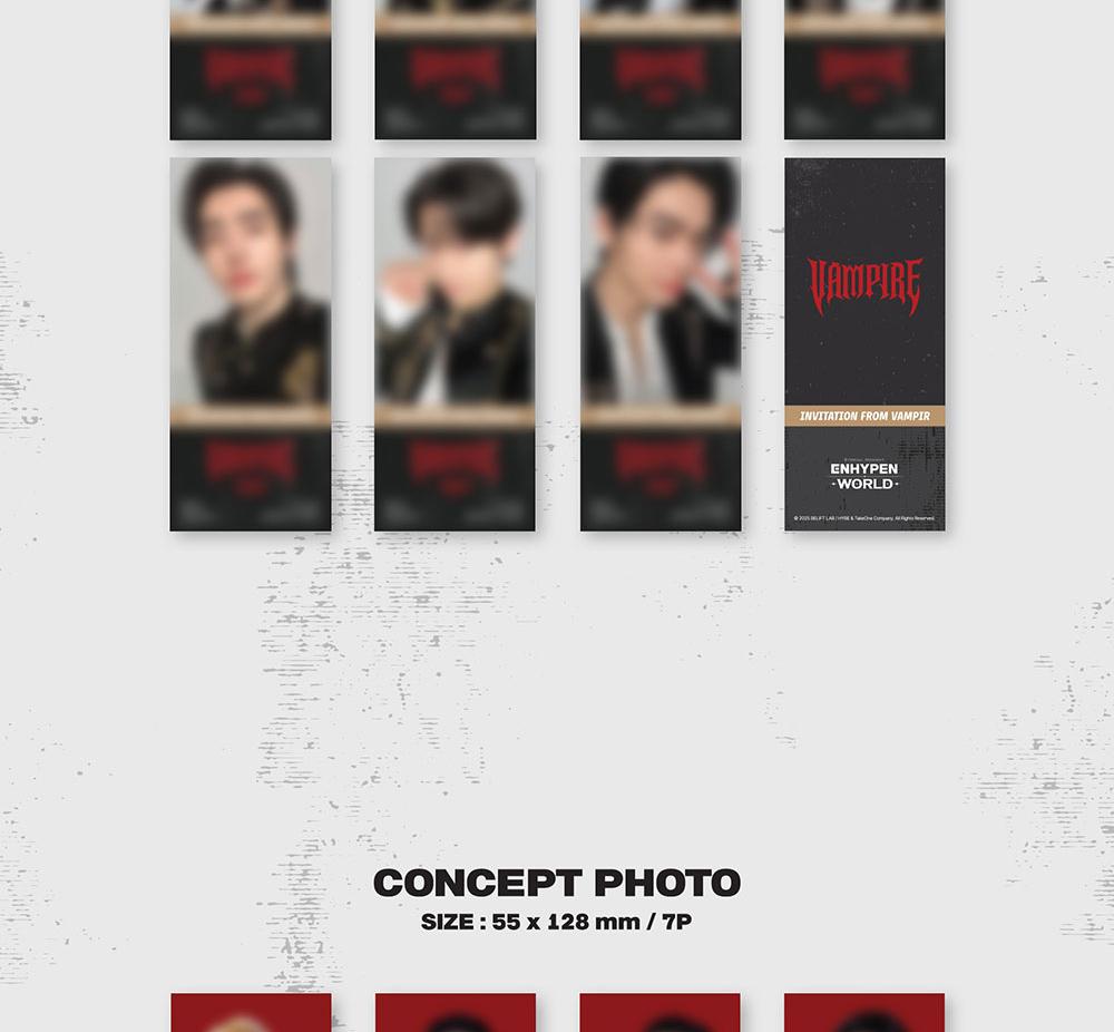 (ВАМПИР БАЗОВЫЙ вер.) ENHYPEN - КОЛЛЕКЦИЯ КАРТ С КУПОНАМИ МИРА