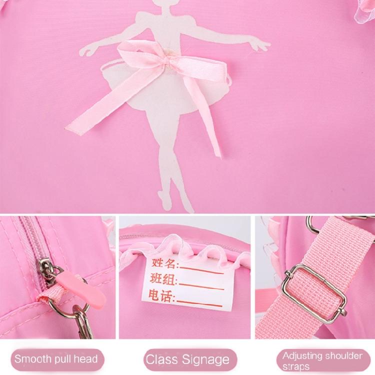 Девочка Воланы Кружево Балетная Сумка для Танцев Милая Сумка-Клатч Сумка Через Плечо Рюкзак