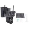 Solar Security Camera Wireless Outdoor 360 Degree View Battery Powered Wifi Outdoor Camera PIR