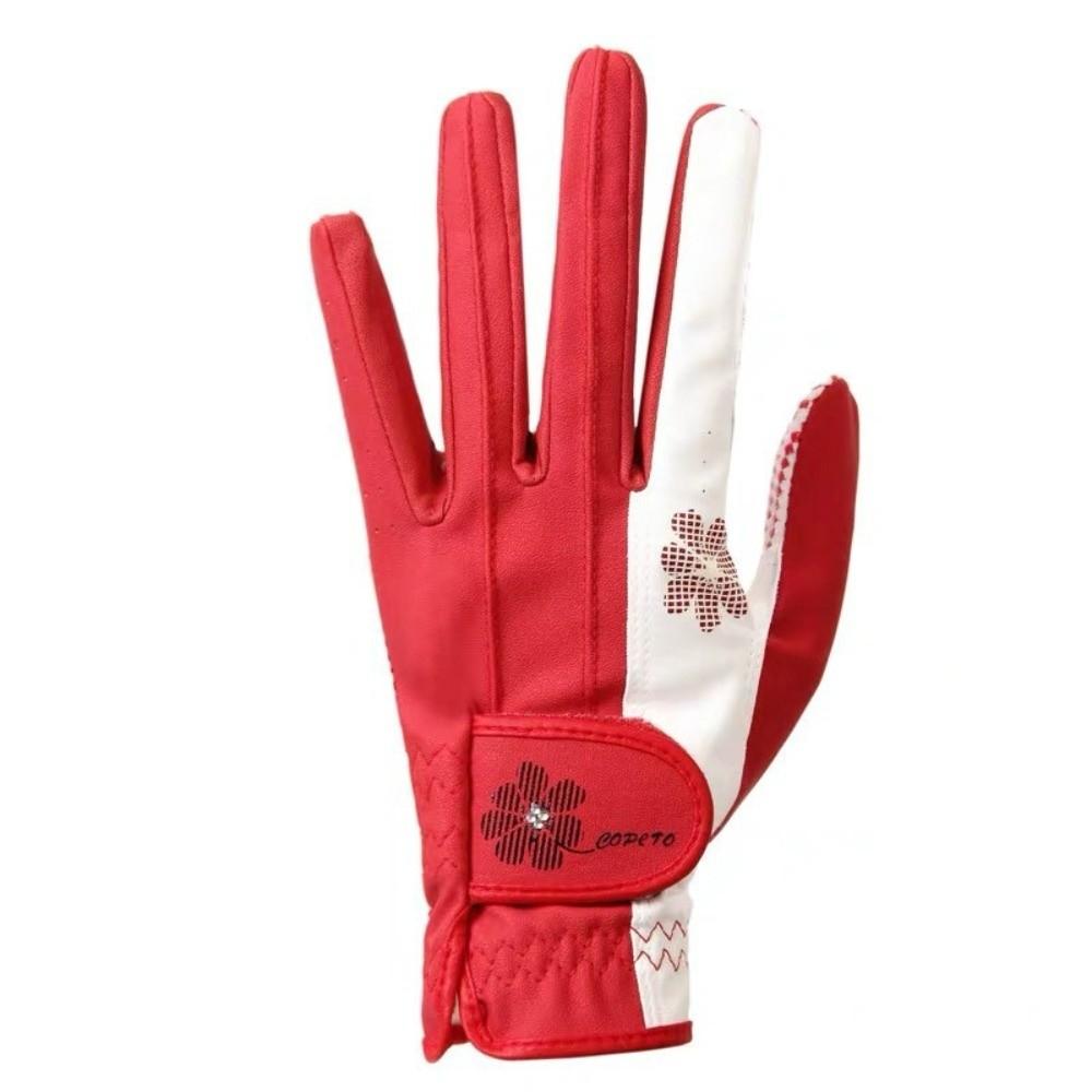 A Pair Breathable Women’s Golf Glove Anti-slip Golf Accessories Ladies Golf Gloves Gift for Golfers