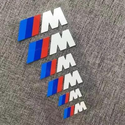 Авто Белый Черный Эмблема Значок Логотипа Наклейка на Тормозной Суппорт Для M Power Performance M3 M5 X1 X3 X5 X6 E46 E39 Автоаксессуар