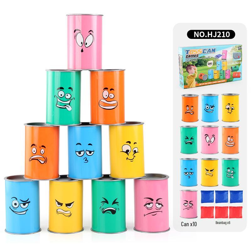 Трансграничный набор для бросания мешочков с фасолью со светом - Игрушка для бросания колец для помещений и улицы