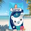 Customizable personalized beach towels Octonauts themed designs.Suitable for the beach, yoga, sports;ideal as beach accessories