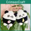 Panda Plush Cuddly Bear Keychain Cute Coin Bag Soft Stuffed Animal Gift For Children