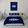 Blue-black with Inter logo. Bedding sets Duvet cover sets Duvet covers Pillowcases(1*Duvet Cover 2*Pillowcases without duvet insert)