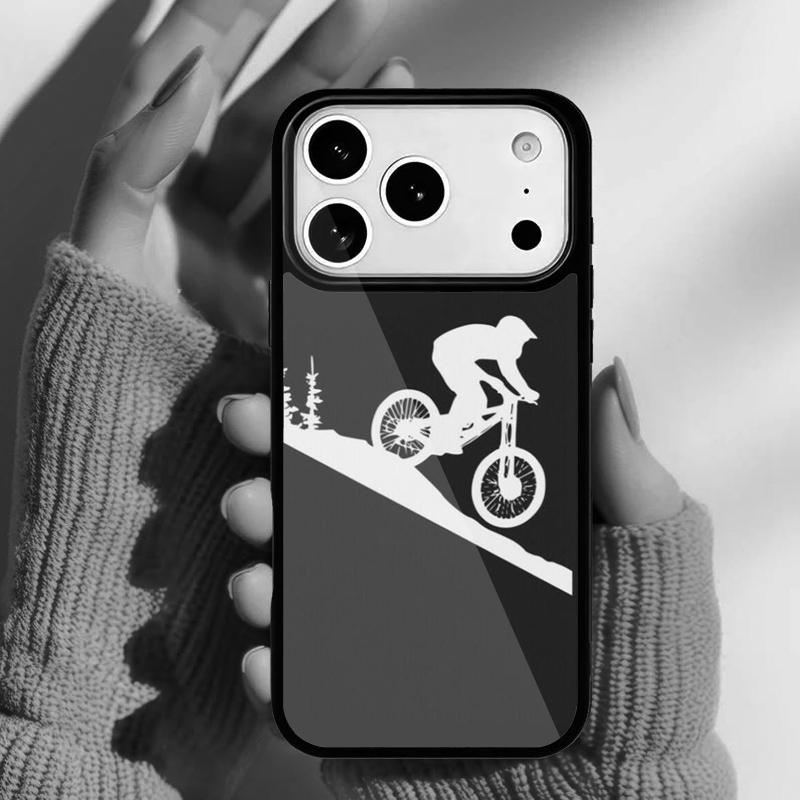 BIKE CYCLING Спортивный чехол для телефона для iPhone 17 16 15 14 13 Pro Max Задняя крышка для 12 11 Pro Coque