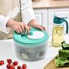 Vegetable Dehydrator Greens Washer Dryer Drainer Crisper Strainer Vegetables Salad Spinner Lettuce Leaf for Washing Drying Leafy
