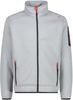 Куртка CMP Men Fleece Jacket (3H60747N) Мужская плотная флисовая куртка Knit-Tech Melange (3H60747N) alluminio/flame