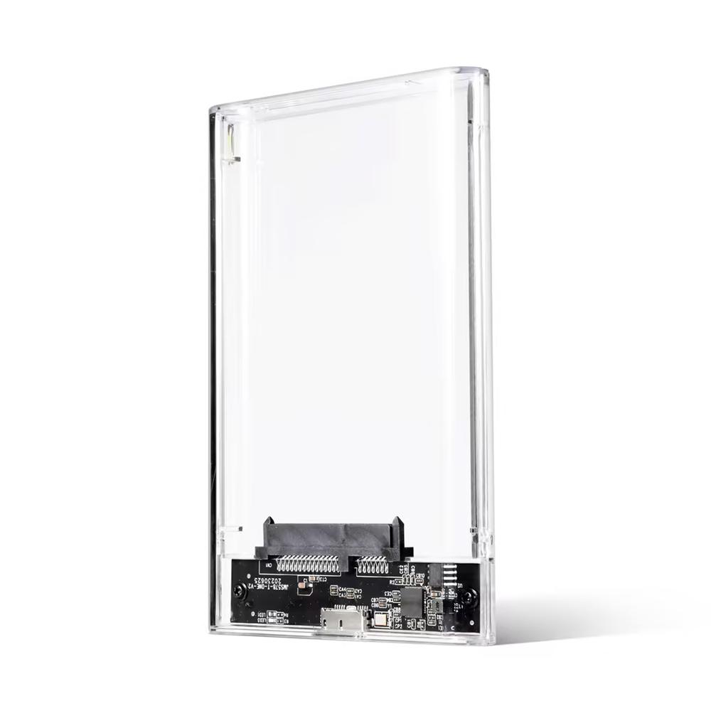 Внешний USB HDD чехол 5 Гбит/с 2,5-дюймовый прозрачный чехол для жесткого диска Корпус жесткого диска SATA HDD SSD чехол для хранения ноутбука ПК