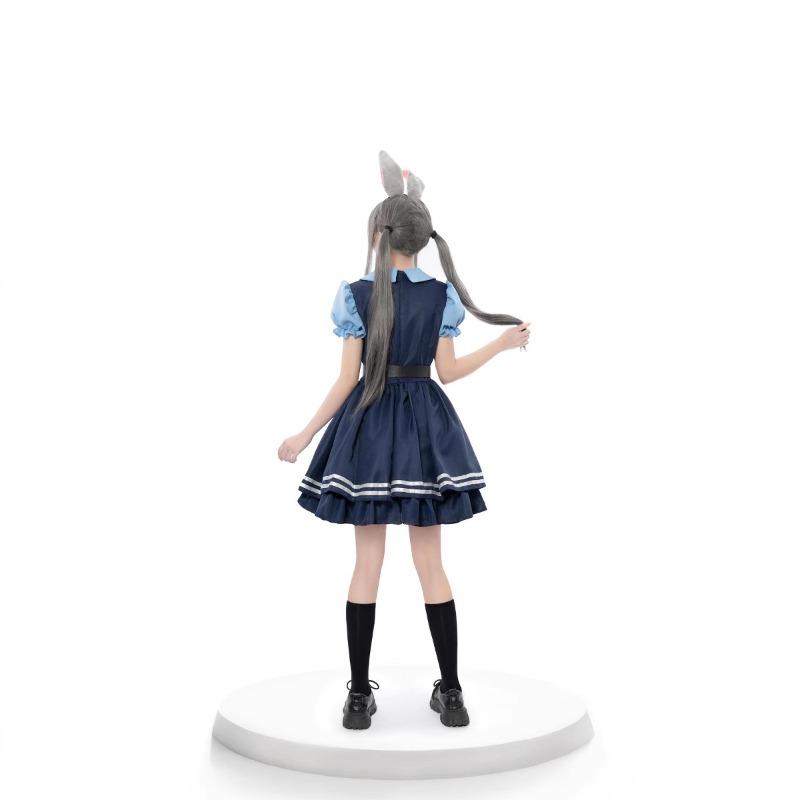 Halloween Zootopia Rabbit Police Officer Udy Judy Kids Adult Nick Fox Manga Costume Girl