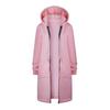 Zip Up Hoodies for Women Oversized Fleece Long Tunic Hooded Sweatshirt Fall Winter Casual Drawstring Coat with Pockets