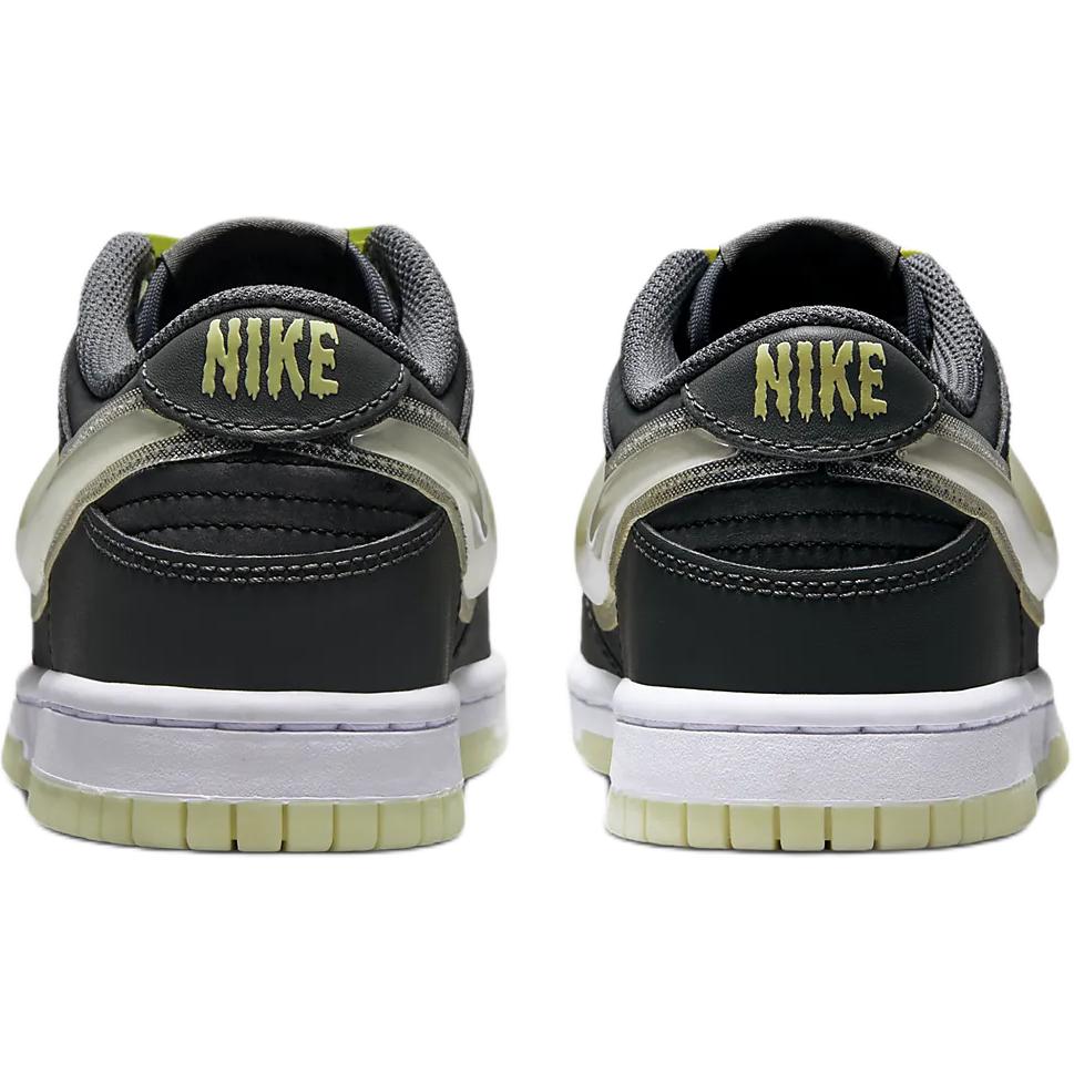 Nike Dunk Low GS Halloween - Glow In The Dark Kids Sneakers Grey Iron-Grey Lime-Ice HQ3569-068