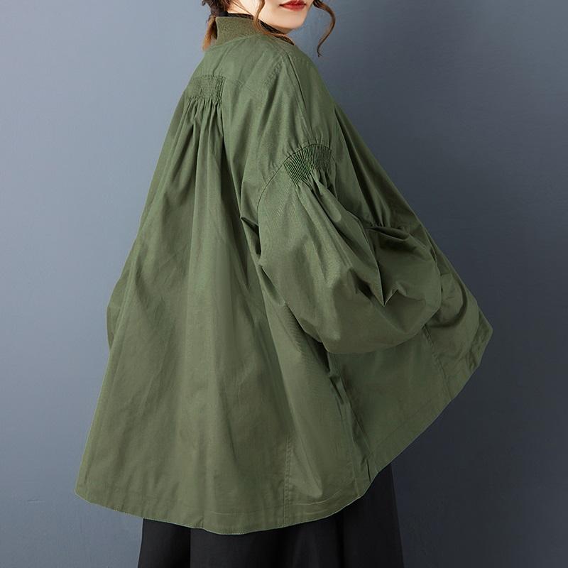 Long Sleeve Plus Size Cotton Jaket Causal Loose Spring Autumn Women Jacket Coat