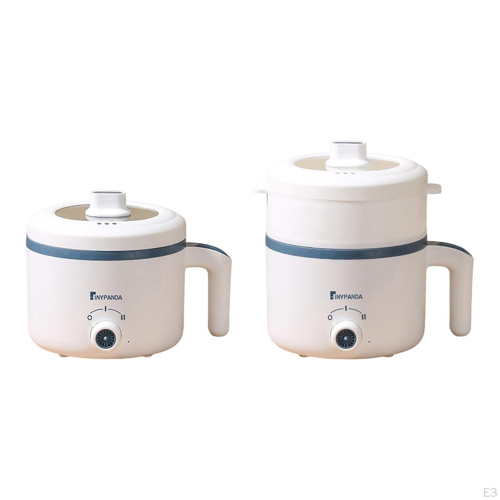 Электрическая плита Мини-кастрюля Антипригарная Портативная Рисоварка Малая Бытовая Техника для Приготовления на Пару