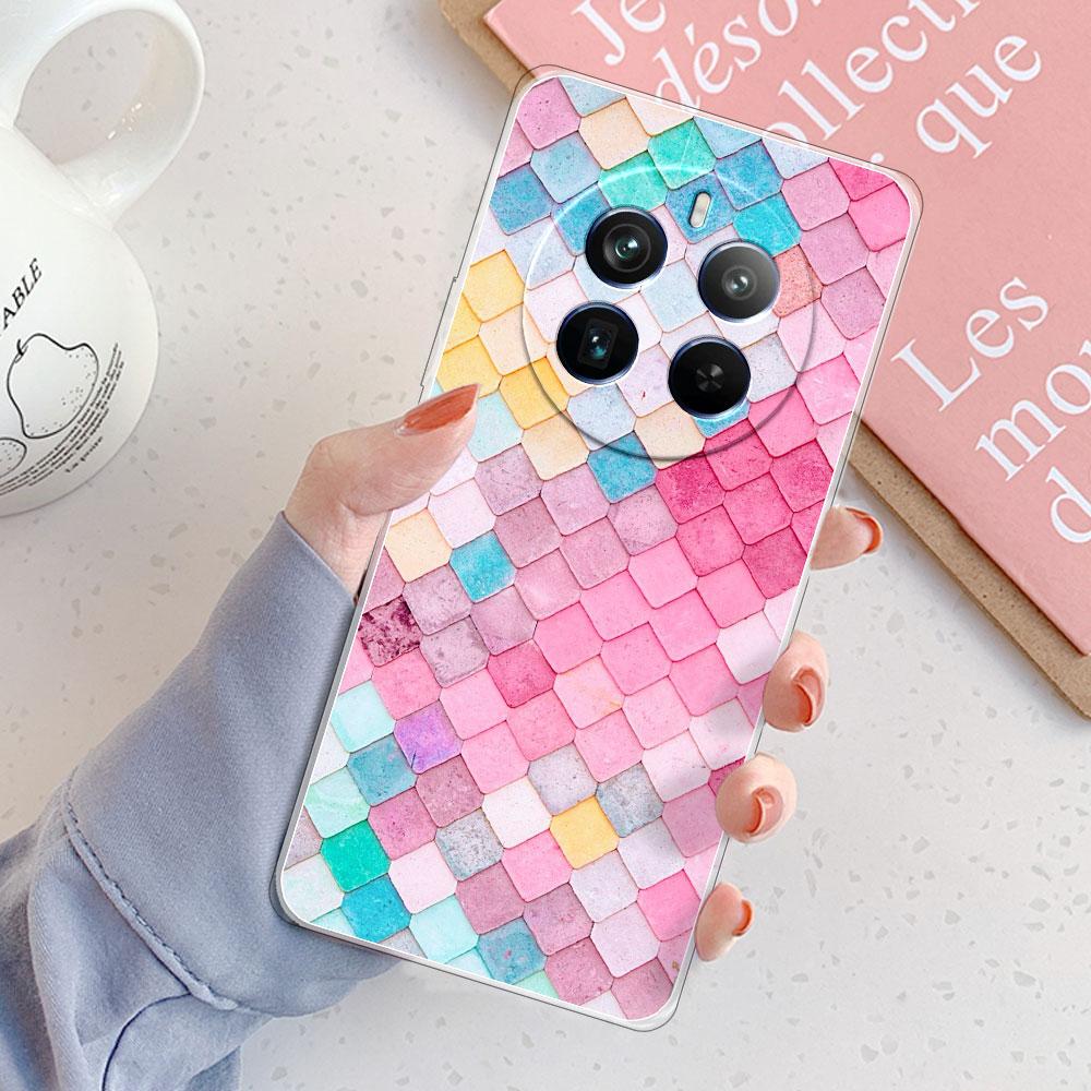 For Realme 12 Pro 5G Case on Realme 12 Plus 5G Cover Shockproof Clear Soft Silicone Phone Case For Realme 12 Pro Plus 5G Fundas