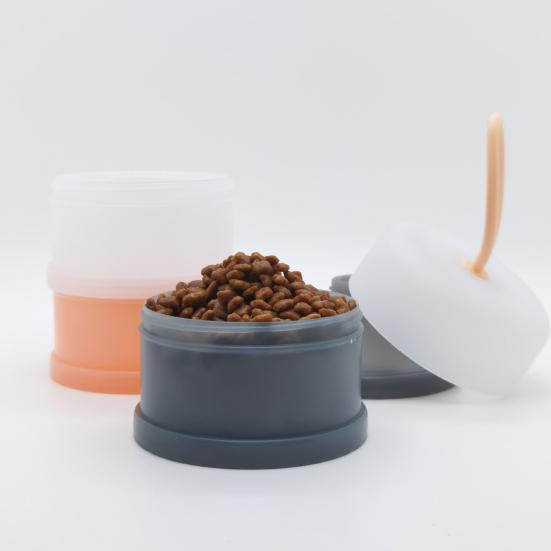 Ведро для корма для домашних животных 45691 контейнер для кошачьего корма, переносной, с лямками, для собак