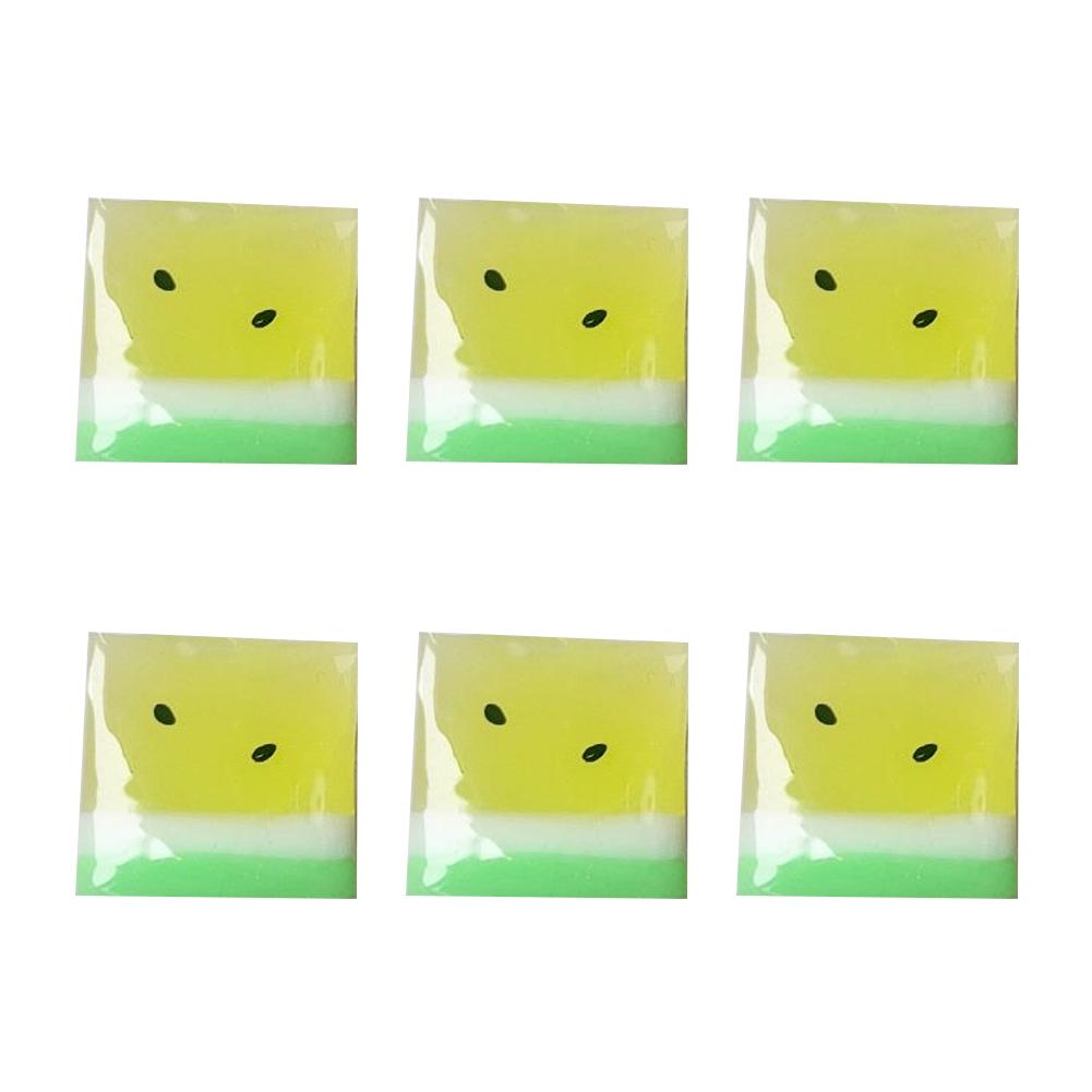 6 Pcs. Squish Toys Antistress/ Watermelon Ice Cubes
