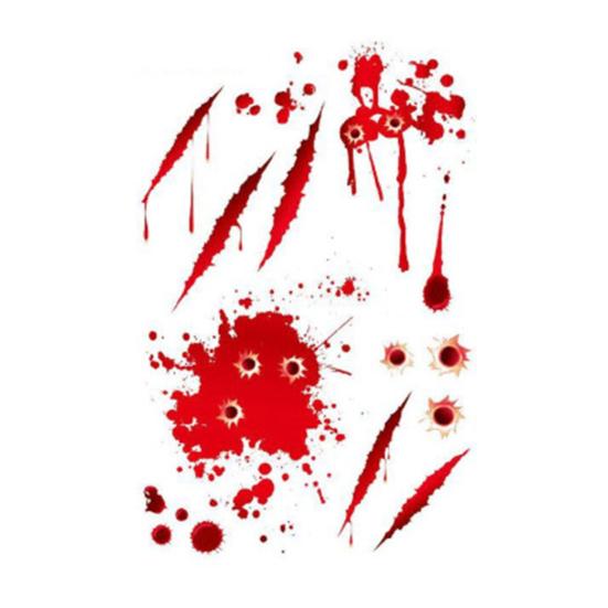 1 лист Красная Кровь Наклейка Автомобиль Забавная Тема Хэллоуина Кровоточащая Наклейка Самоклеящаяся Наклейка Фары Автомобиля Окно Фара Задний Фонарь Автомобиль Наклейка Украшение