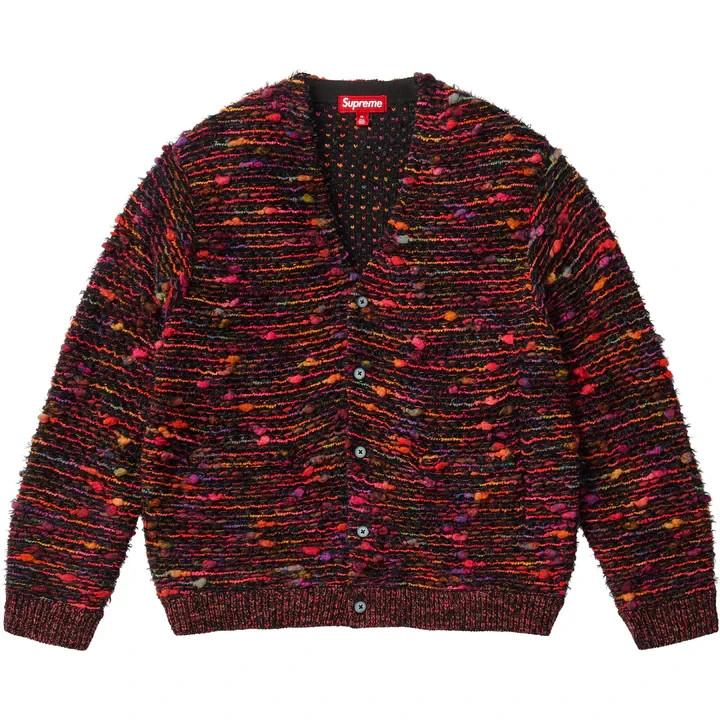 Supreme Кардиган с фактурой Оранжевый