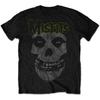 Черная футболка Misfits 'Classic Vintage' - НОВАЯ Унисекс футболка
