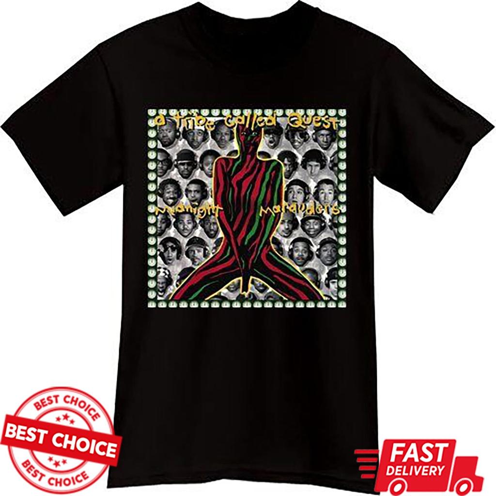26 A Tribe Called Quest Midnight Marauders Унисекс Черная Футболка Унисекс Футболка