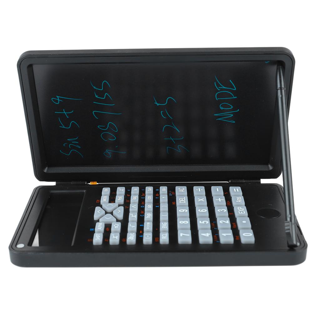 Scientific Calculator Two Row LCD Display Writing Tablet Sensitive Multifunction Desk Calculator for