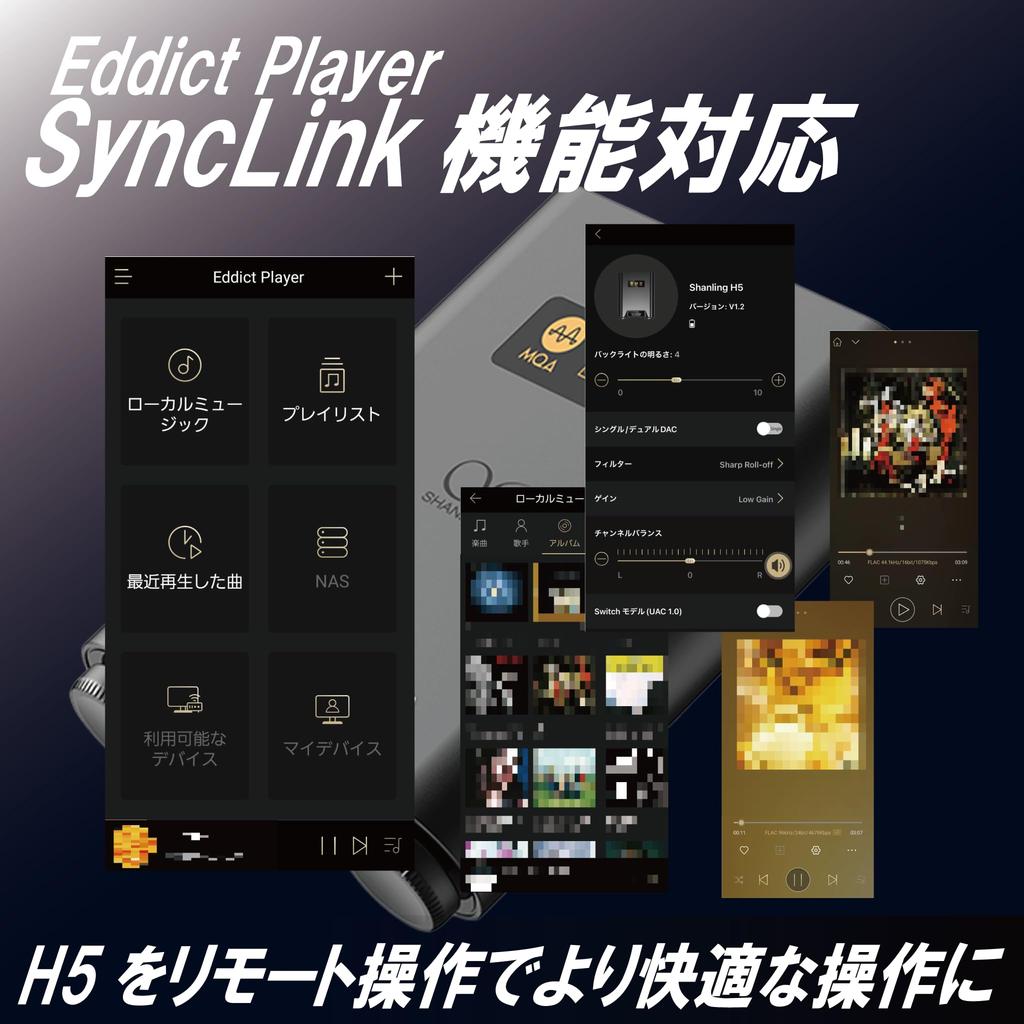 SHANLING H5 Portable для локального воспроизведения файлов Усилитель для наушников AK4493SEQ x 2 USB DAC AMP Выход RCA Прием Bluetooth Оптический цифровой вход