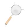304 Stainless Steel Strainer, Fine Mesh, Confectionery, Flour Sift, Drainer, with Handle, Suitable for Grains, Flour, and Noodles